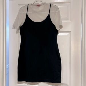 STAUD mini shirt dress